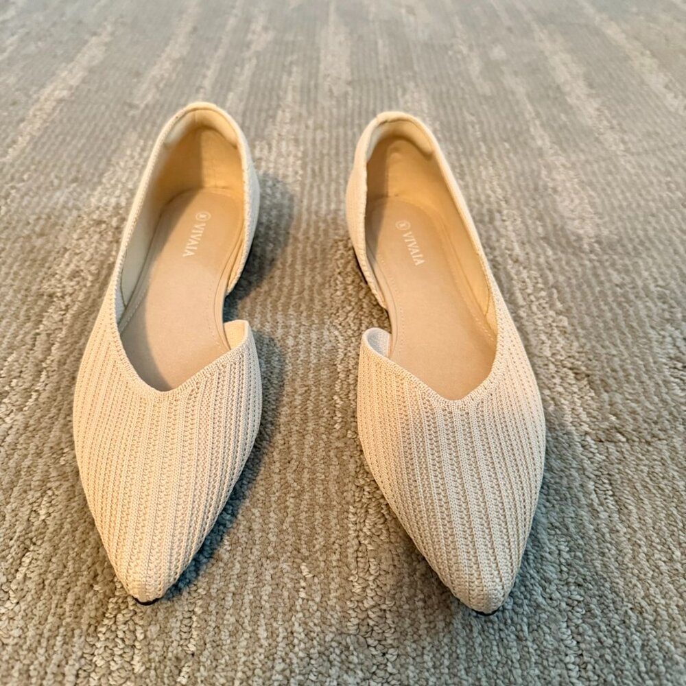 VIVAIA | Pointed-Toe Flats (Melia) | Never Worn | Size 7.5